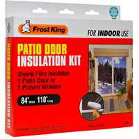 Frost King Clear Shrink Indoor Patio Door Insulator Kit 84 in. W X 110 in. L