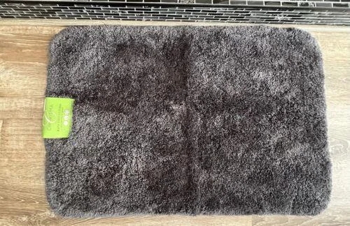 Charisma Bath Collection Non-Slip Bath Mat 24" x 36" Charcoal 1 Count