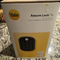 Yale Assure Lock SL Wi-Fi Touchscreen Smart Lock (Black)