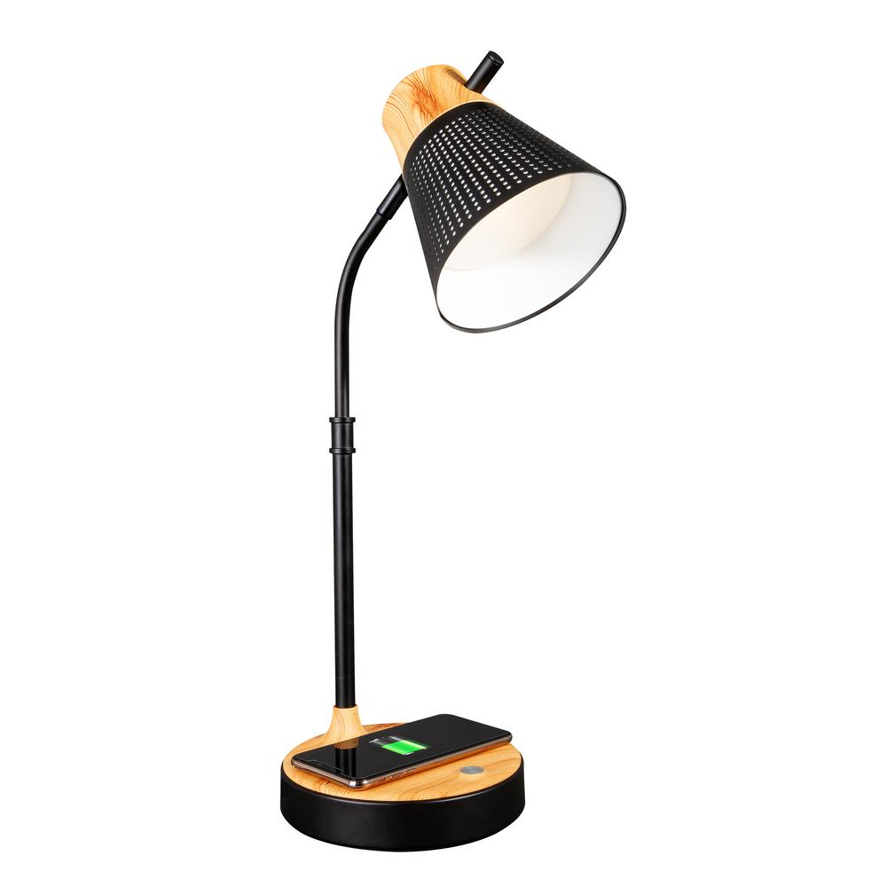 OttLite OttLite LED Table Lamp with Wireless Charging