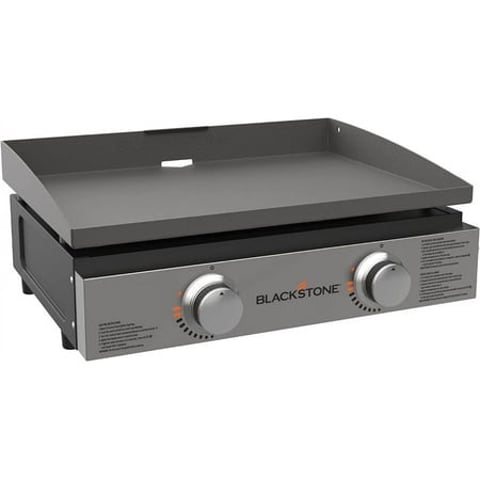 Blackstone Original 22” Tabletop Pre Seasoned Griddle with Hood Bundle