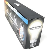 Adjustable White 60-watt replacement A19 LED bulb 3