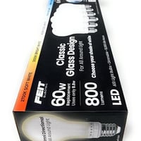 Adjustable White 60-watt replacement A19 LED bulb 5