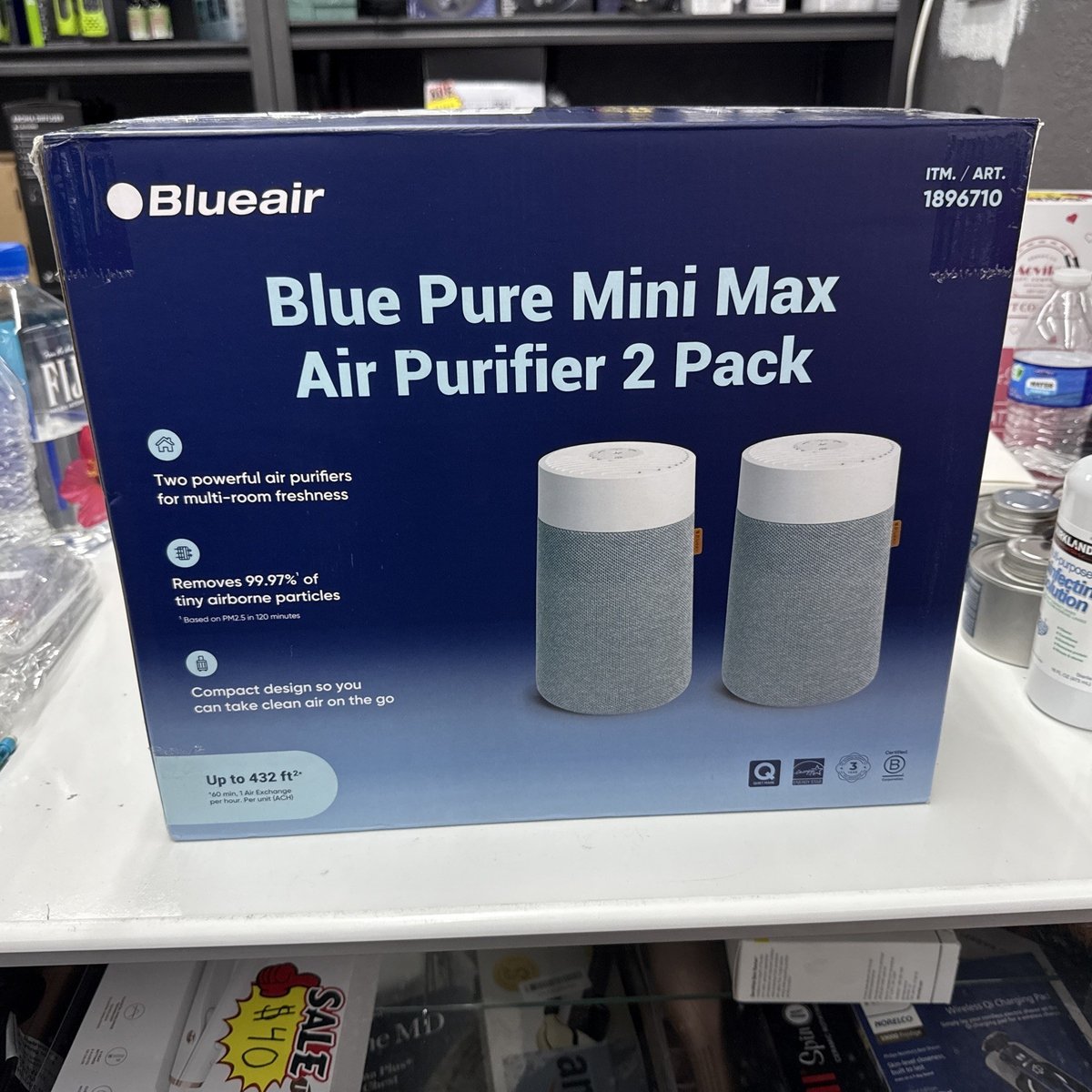 blueair blue pure mini max air purifier 2 pack