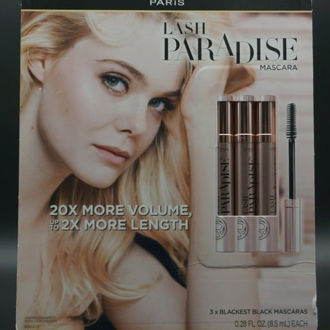Loreal Real Voluminous Lash Paradise Mascara Blackest Black