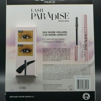 Loreal Real Voluminous Lash Paradise Mascara Blackest Black 2