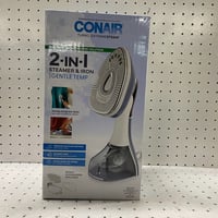 Conair Turbo Extremesteam 2 in 1 Steamer and Iron with Gentle Temp Accessories 2