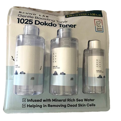 Round Lab 1025 Dokdo Toner 500ml (New) U Seller 3 Bottles 200+200+100ml