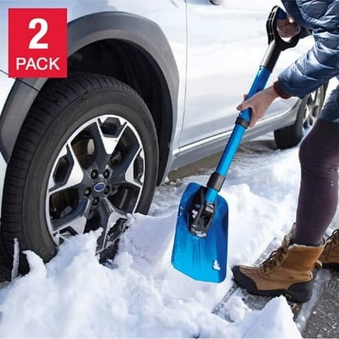 BirdRock Home Emergency Shovel  2-pack Blue