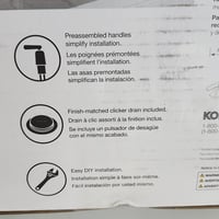 Kohler Riverly Widespread Bathroom Sink Faucet Brushed Nickel 11
