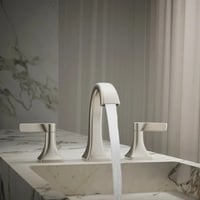 Kohler Riverly Widespread Bathroom Sink Faucet Brushed Nickel 4