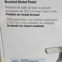 Kohler Riverly Widespread Bathroom Sink Faucet Brushed Nickel 6