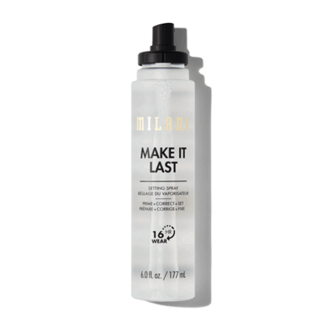 Milani Make It Last Jumbo XL Setting Spray, Prime + Hydrate + Set, Natural Finish, 6 fl oz