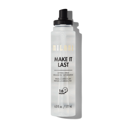 Milani Make It Last Jumbo XL Setting Spray, Prime + Hydrate + Set, Natural Finish, 6 fl oz