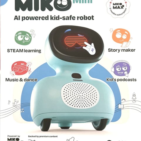 MIKO Mini+ MIKO MAX - AI-powered Conversational Companion Robot for Kids - NIB