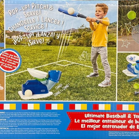 little tikes ultimate baseball and tennis trainer