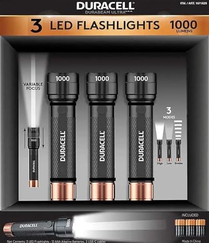 Duracell Durabeam Ultra LED Flashlight 1000 Lumens 1 Count
