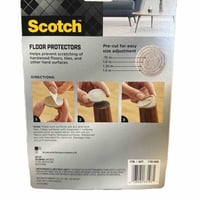 Scotch 48 Pack 4 Sizes in One Floor Protector Felt Pads Furniture - Open Package 2