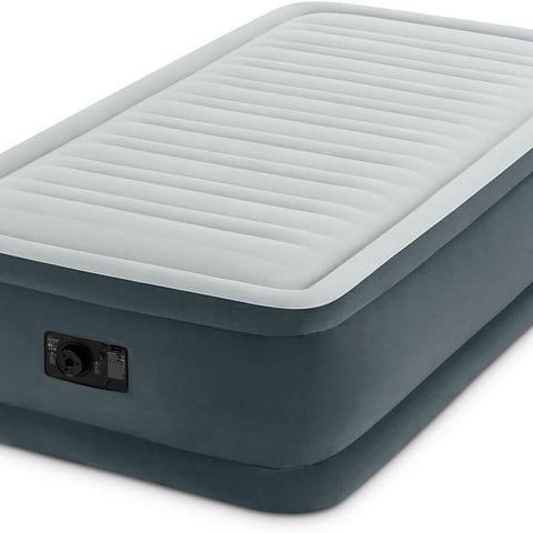 Intex 64737WD 20" Dura-Beam Deluxe Raised Twin Air Bed Mattress with Internal