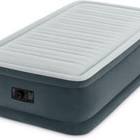 Intex 64737WD 20" Dura-Beam Deluxe Raised Twin Air Bed Mattress with Internal 1