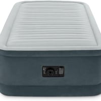 Intex 64737WD 20" Dura-Beam Deluxe Raised Twin Air Bed Mattress with Internal 12