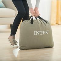 Intex 64737WD 20" Dura-Beam Deluxe Raised Twin Air Bed Mattress with Internal 3