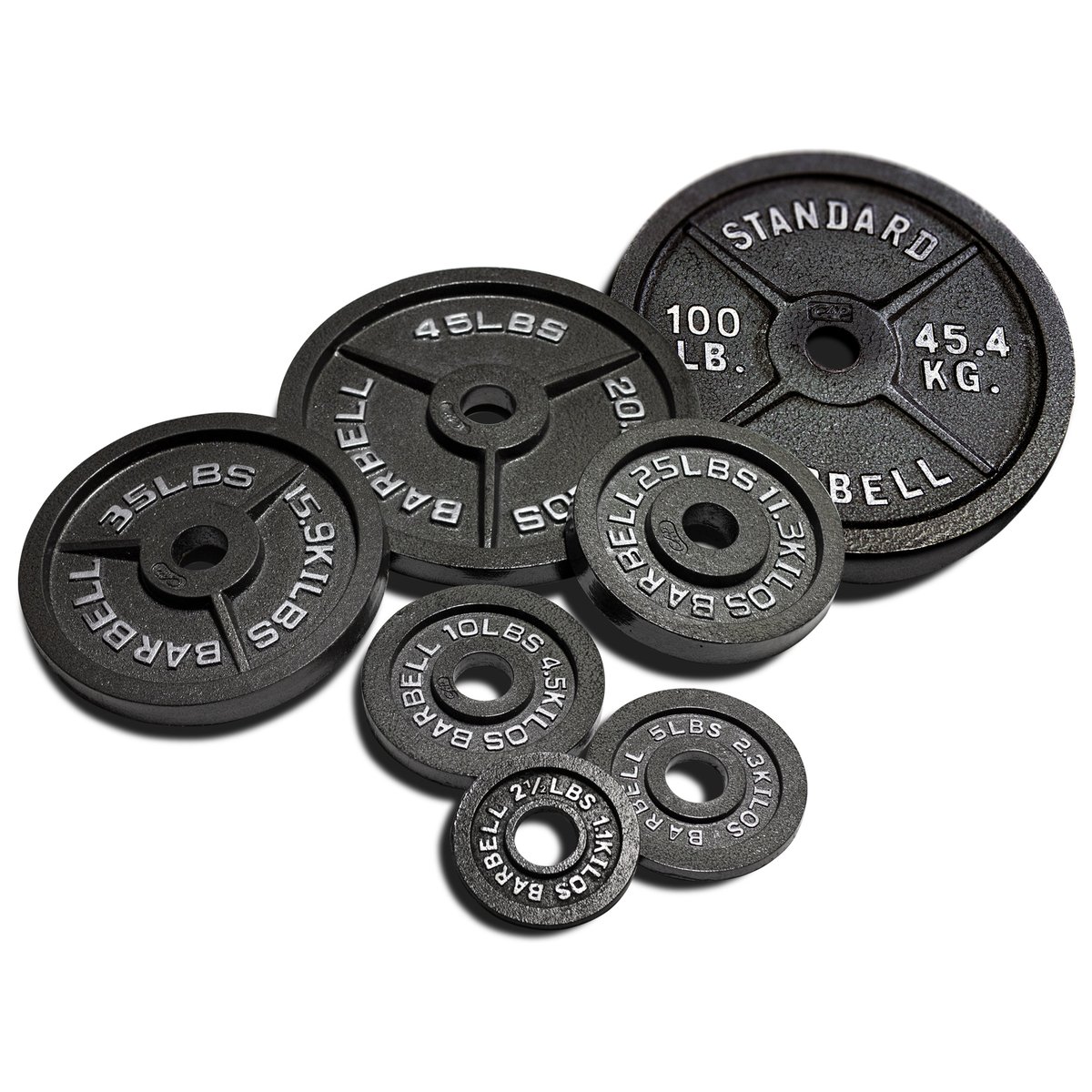 CAP Barbell, 2.5lb Olympic Cast Iron Weight Plate, Single