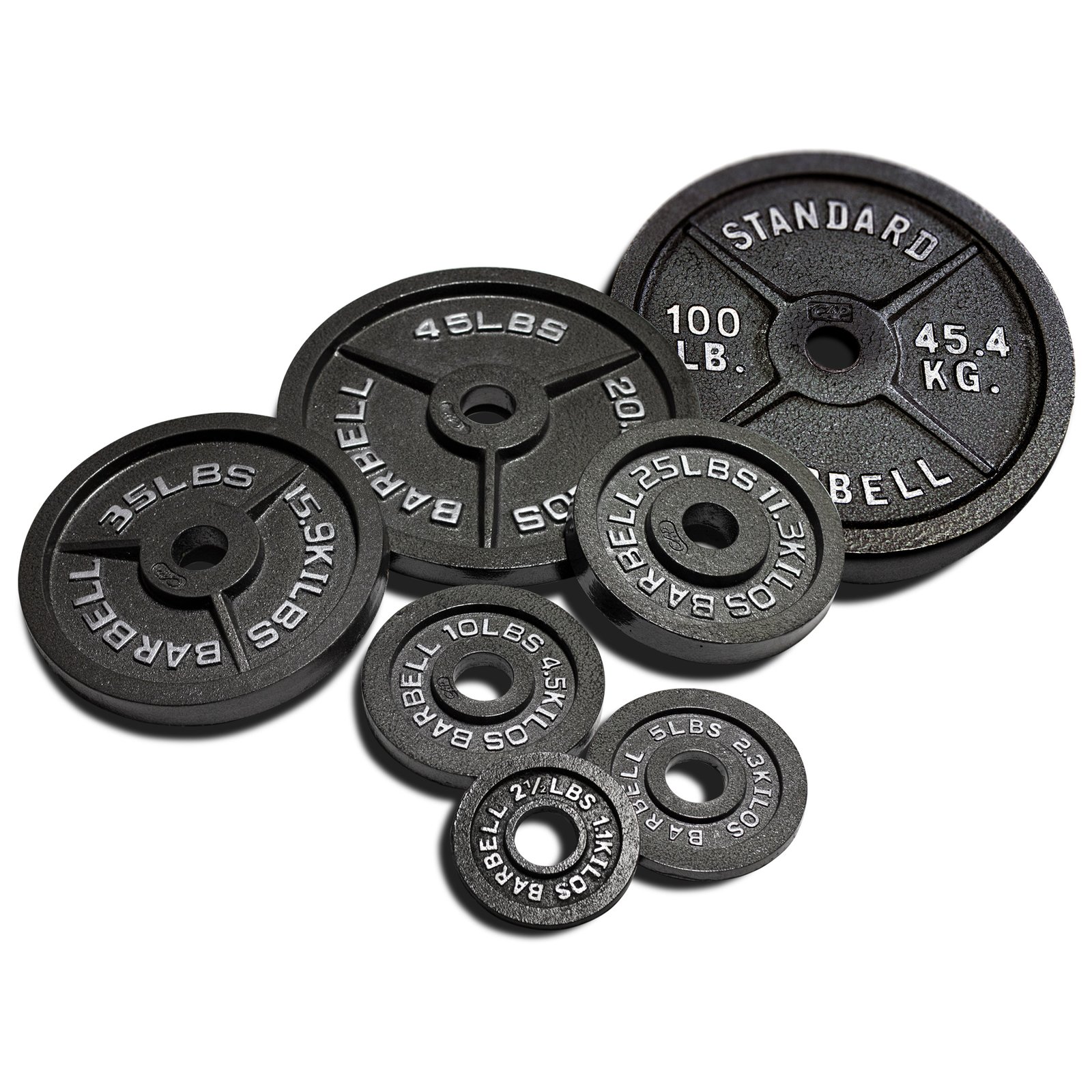 CAP Barbell, 2.5lb Olympic Cast Iron Weight Plate, Single