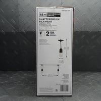 Hampton Bay 24-Light 48 ft. In/Outdoor Plug-In LED S14 Edison Bulb String-Light 6