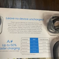 Atomi 40W 12V USB Charger 2 Pack 12