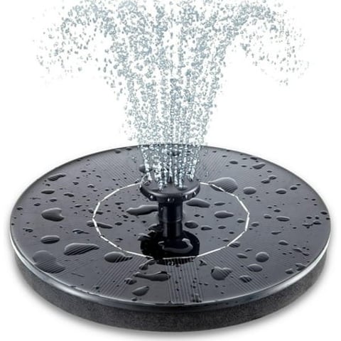 1.4W Solar Fountain, Floating Solar Powered Water Fountain Pump for Bird Bath, Garden, Pond, Pool, Outdoor