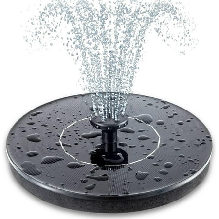 1.4W Solar Fountain, Floating Solar Powered Water Fountain Pump for Bird Bath, Garden, Pond, Pool, Outdoor