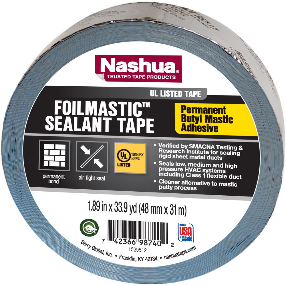 1.89 in. x 33.9 yd. Foilmastic Sealant Duct Tape