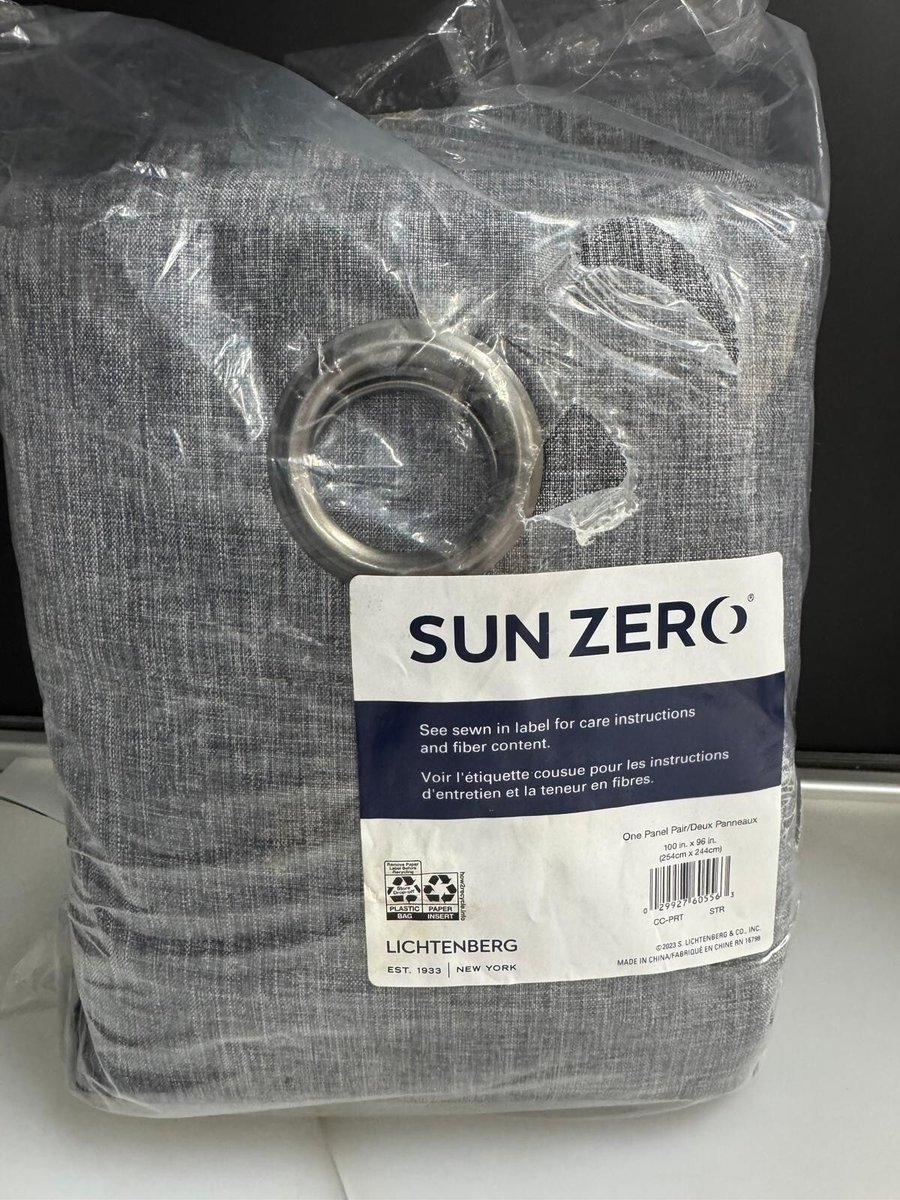 Sun Zero Limited (Grey) 100in.96in 2 panel