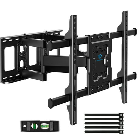 PERLESMITH Full Motion TV Wall Mount Bracket for 37" to 86" TVs, 132 lbs Capacity, Max VESA 600x400mm, UL Listed, PSLFK10