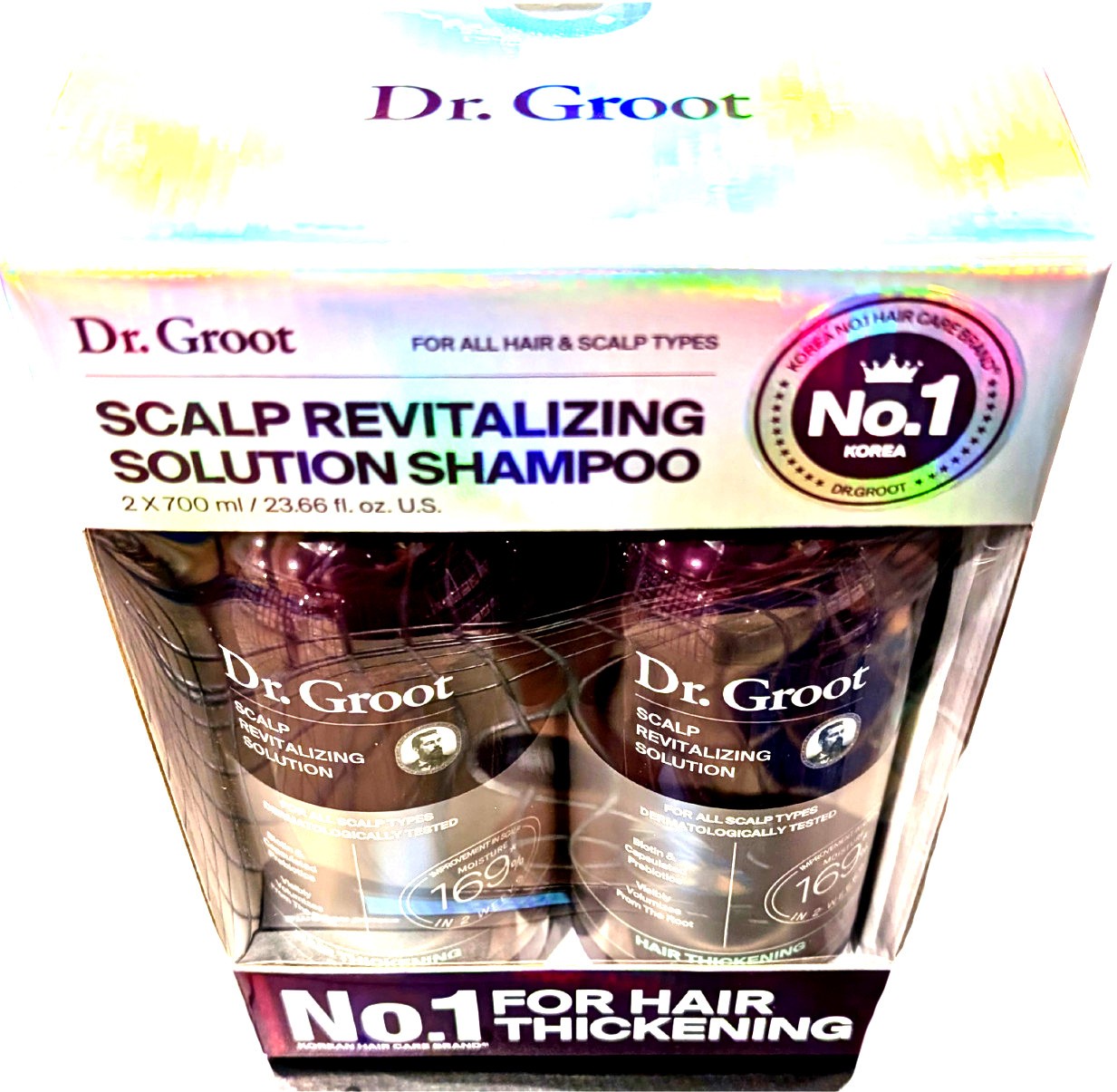 Dr. Groot Scalp Revitalizing Shampoo 2 X 23.6  Fl Oz