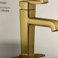 Kohler Cordate Single Handle Bathroom Faucet Brushed Moderne Brass Finish/Gold 3
