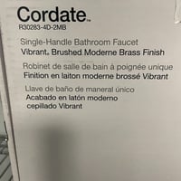 Kohler Cordate Single Handle Bathroom Faucet Brushed Moderne Brass Finish/Gold 5
