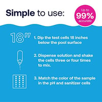 HTH 52044 Swimming Pool Shock Advanced and Test Strips 1 Pound (Pack of 15) 6