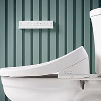Kohler 28119-0 C3-325 Elongated Bidet Toilet Seat with Remote Control - White 2