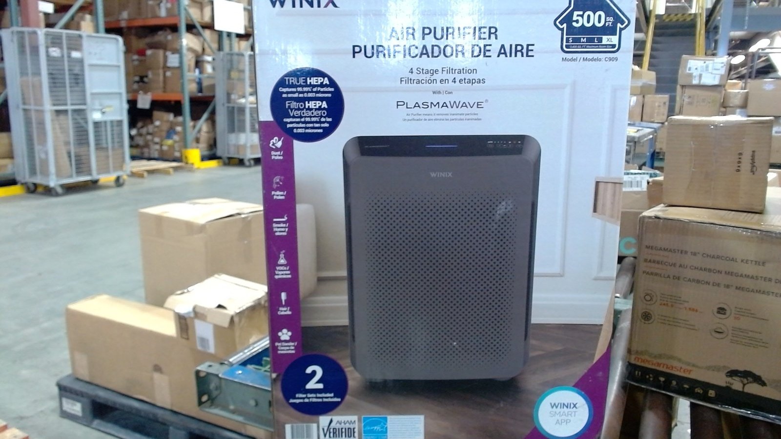 Winix C909 4-Stage Air Purifier with WIFI and PlasmaWave Technology