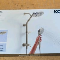 Kohler Hydrorail R38001-G-BN 3-in-1 Multifunction Shower System Nickel 1