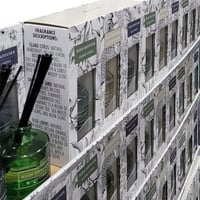 Bellevue 3 Pack Glass Filled Reed Diffusers, 6 Oz. Island Citrus Driftwood Sand 1