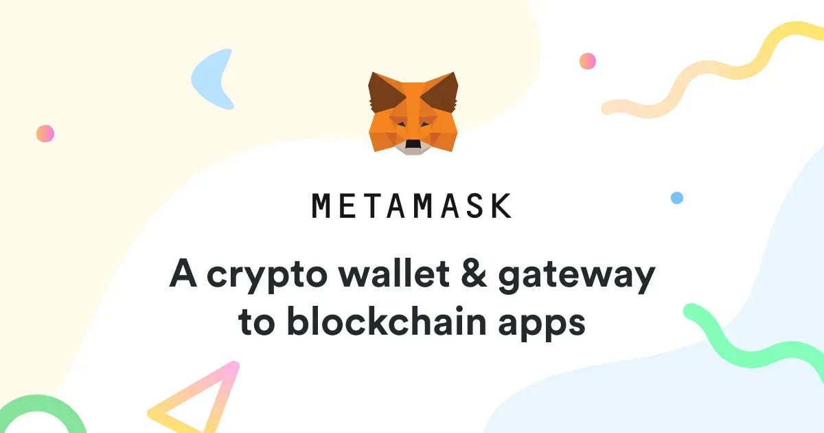Logo of MetaMask, a popular browser and mobile-based cryptocurrency wallet application