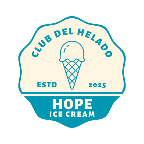 Logotipo del Club del Helado de Helados Hope