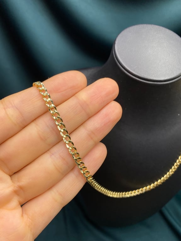 Small Gold Cuban Chain (3.0mm)