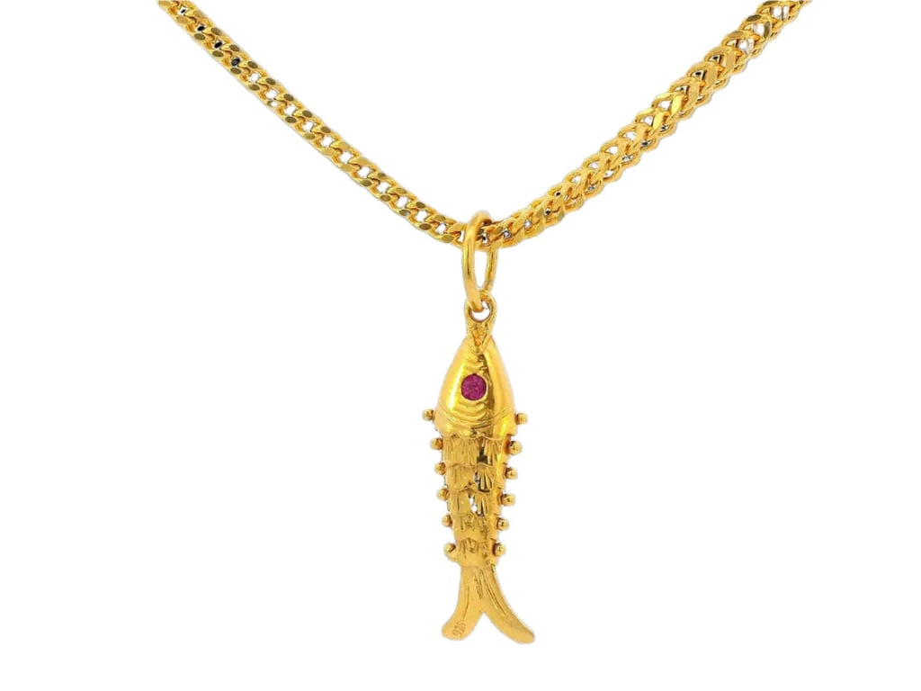 Fish Pendent & Chain