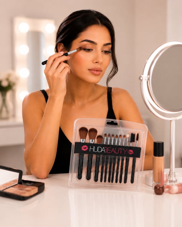 HUDA BEAUTY Professional Makeup Brush Set