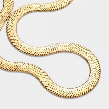 Gold Flat Chain (Buy 1 Get 1 Free)