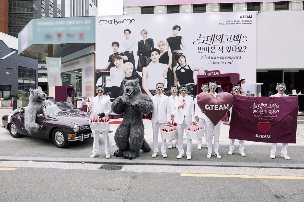 &TEAM Brings "Mark on Me" to the Streets of Seoul With Wolves and Roses